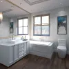 Плитка ПВХ замковая SPC (каменно-полимерная) WONDERFUL VINYL FLOOR LuxeMix Airy Боссе LX 744-9-22 43кл (4х182х1220мм) 2,22м² 1/10