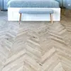 Плитка ПВХ клеевая LVT (кварц-виниловая) ALPINE FLOOR Ultra Французская Ёлочка ECO 5-25 43кл (2х228.6х1219,2мм) 5,01м² 1/18