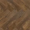 Плитка ПВХ клеевая LVT (кварц-виниловая) VINILAM Parquet Herringbone Glue Паркет Парижский GD11155 43кл (2.5х152,4х762мм) 2,79м² 1/24