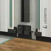 Соединитель Fixat-T Laconistiq для теневого плинтуса Light41 и теневой рейки Classic FRP пластик Черный муар (16х75х75мм) 