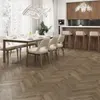 Плитка ПВХ клеевая LVT (кварц-виниловая) ALPINE FLOOR Chevron Дуб Насыщенный ECO 20-4 43кл (2.5х127х555мм) 1,97м² 1/28