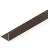 Угол NEEXY PV60-10 алюминиевый защитный Коричневый матовый (10х10х2700мм) 