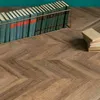 Плитка ПВХ замковая SPC (каменно-полимерная) VINILAM Parquet Chevron Шеврон Нормандия RI53610CL4 34кл (8.5х305х1293мм) 1,58м² 1/4