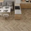 Плитка ПВХ клеевая LVT (кварц-виниловая) ALPINE FLOOR Chevron Дуб Синистра ECO 20-6 43кл (2.5х127х555мм) 1,97м² 1/28