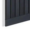 Плинтус Hiwood B90V1 из фитополимера BK114 (90х14х2700мм) 1/20