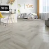 Плитка ПВХ замковая SPC (каменно-полимерная) FARGO Parquet Дуб Лондонский Туман 33-81996-14 43кл (4х123х615мм) 1,513м² 1/20