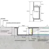 Теневая рейка Laconistiq Light под подсветку Светлое золото анодированное (45,7х15.45х3000мм) вставка Flex в комплекте