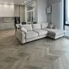 Плитка ПВХ замковая SPC (каменно-полимерная) VINILAM Parquet Chevron Шеврон Сезар RI4445118CL4 34кл (8.5х305х1293мм) 1,58м² 1/4