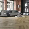 Плитка ПВХ замковая SPC (каменно-полимерная) FARGO Parquet Дуб Афины 33-2187-09 43кл (4х123х615мм) 1,513м² 1/20