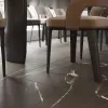 Плитка ПВХ клеевая LVT (кварц-виниловая) VINILAM Allure Stone Glue Эбонитовый Мрамор 88911 43кл (2.5х457,2х914,4мм) 3,34м² 1/8