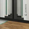 Соединитель Fixat-T Laconistiq для теневого плинтуса Light41 и теневой рейки Classic FRP пластик Черный муар (16х75х75мм) 
