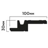 Карниз Hiwood A100V1 из фитополимера под покраску (102х62х2000мм)