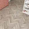 Плитка ПВХ клеевая LVT (кварц-виниловая) ALPINE FLOOR Chevron Дуб Исида ECO 20-8 43кл (2.5х127х555мм) 1,97м² 1/28