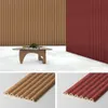 Стеновая панель рифленая WPC Wall Panel 81031 бамбуковая древесная текстура (15х150х3000мм)
