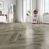 Плитка ПВХ замковая SPC (каменно-полимерная) FARGO Parquet Дуб Мадрид 33-001-1 43кл 4V (3.5х123х615мм) 1,362м² 1/18
