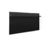 Скрытый плинтус Laconistiq Regular Черный матовый RAL9005 (80х13х3000мм) 