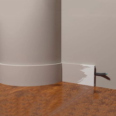 Плинтус гибкий Decor-Dizayn DD709F из полиуретана под покраску (100х13х2000мм)