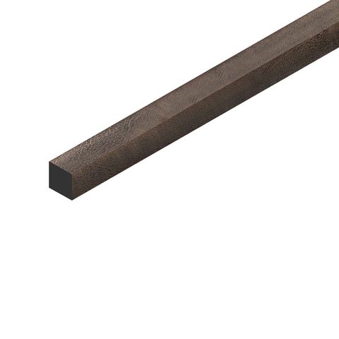 Декоративная рейка Hiwood D12V1 из фитополимера BR405 (12х12х2700мм) 1/152