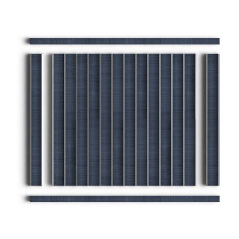 Декоративная рейка Hiwood D12V1 из фитополимера BU20 (12х12х2700мм)