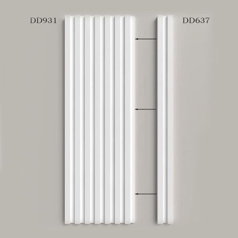 Молдинг Decor-Dizayn DD637 из полистирола под покраску (32,8х10х2000мм) 1/72