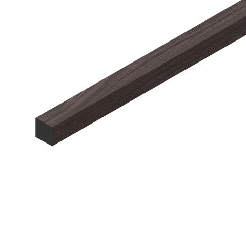 Декоративная рейка Hiwood D12V1 из фитополимера BR395 (12х12х2700мм) 1/152