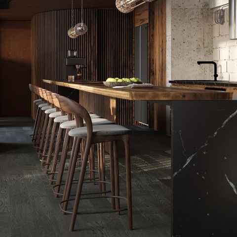 Паркет кварцевый замковой SPC (каменно-полимерный) QUARTZ PARQUET Классик 5 Дуб Средиземноморский 409 (5х152х400-1220мм) 2,225м² 1/12