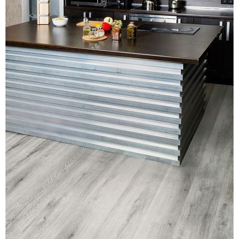 Плитка ПВХ замковая SPC (каменно-полимерная) ALPINE FLOOR Classic Ясень серый ECO 134-5 43кл (4х183х1220мм) 2,23м² 1/10