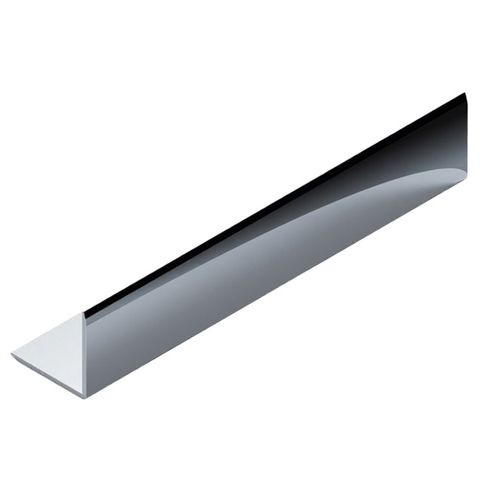 Угол NEEXY PV60-03 алюминиевый защитный Серебро блестящее (10х10х2700мм) 