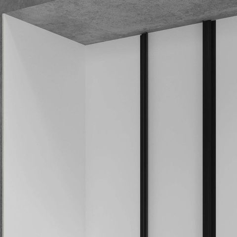 Теневая рейка Laconistiq Multilevel Classic разноуровневая под подсветку Серебристый анодированный (46,3х27,7х3000мм) 
