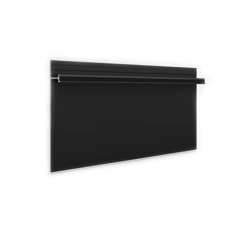 Скрытый плинтус Laconistiq Strong усиленный Черный матовый RAL9005 (80х13,1х3000мм) 