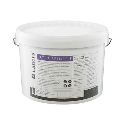 Грунт LANORS Latex Primer F (25м2) 4кг 