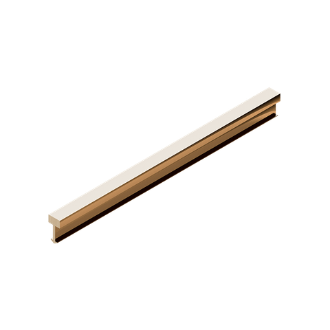 Вставка латунная NEEXY PVL80-01 полированная (5х3х2700мм) 
