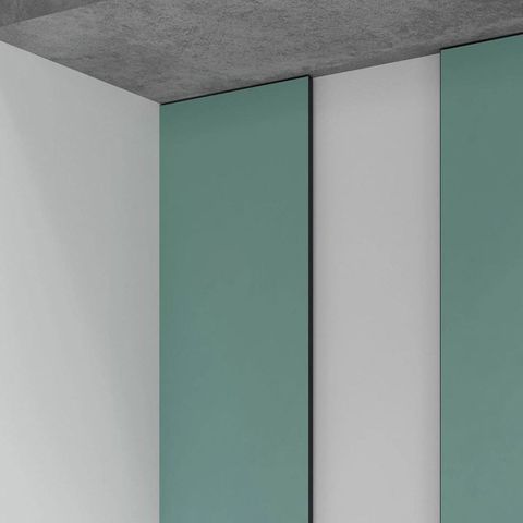 Теневая рейка Laconistiq Multilevel Classic разноуровневая под подсветку Серебристый анодированный (46,3х27,7х3000мм) 