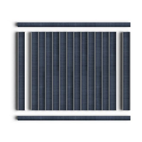 Декоративная рейка Hiwood D15V2 из фитополимера BU20 (15х15х2700мм)