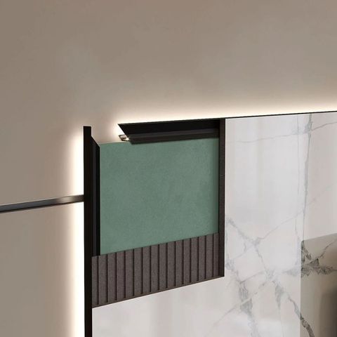 Теневая рейка Laconistiq Multilevel Classic разноуровневая под подсветку Серебристый анодированный (46,3х27,7х3000мм) 
