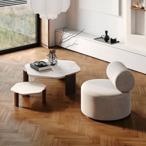 Паркет кварцевый замковой SPC (каменно-полимерный) QUARTZ PARQUET Штучный паркет Дуссия Африканская 44-400-63 (5х100х400мм) 1,12м² 1/28