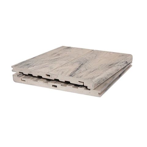 Ступень массив POLIVAN Denpasar 3D Wood Mix из ДПК Бежевый (20х320х2900мм)