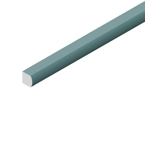 Декоративная рейка Hiwood D15V2 из фитополимера BU27 (15х15х2700мм)