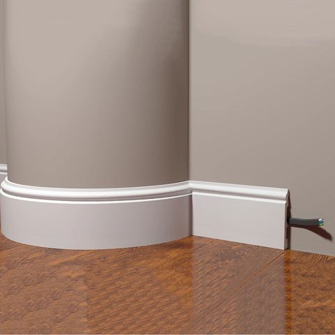 Плинтус гибкий Decor-Dizayn DD701F из полиуретана под покраску (100х16х2000мм)