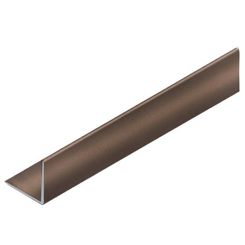 Угол NEEXY PV60-11 алюминиевый защитный Коричневый блестящий (10х10х2700мм) 