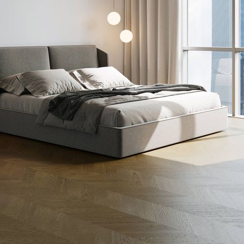Паркет кварцевый замковой SPC (каменно-полимерный) QUARTZ PARQUET Французская елка Дуб кедровый латте 99-1258-59 (6х100х600мм) 1,12м² 1/28