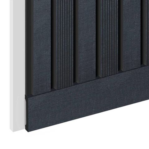 Плинтус Hiwood B90V1 из фитополимера BK114 (90х14х2700мм) 1/20