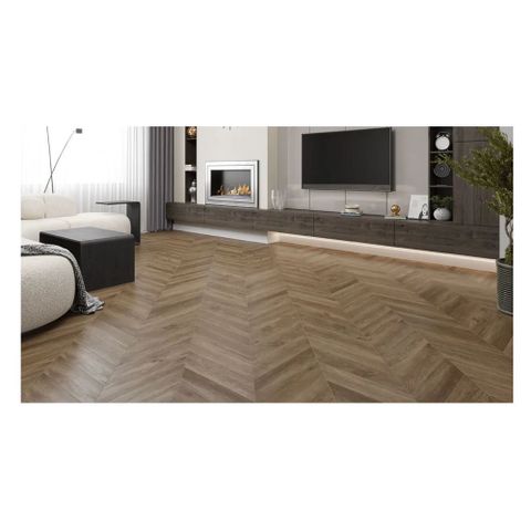 Плитка ПВХ замковая SPC (каменно-полимерная) ALPINE FLOOR Chevron Alpine Макадамия ECO 18-5 43кл (5х127х600мм) 1,6764м² 1/22