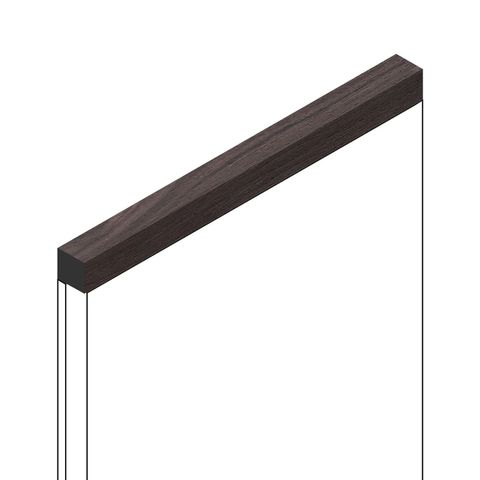 Декоративная рейка Hiwood D12V1 из фитополимера BR395 (12х12х2700мм) 1/152