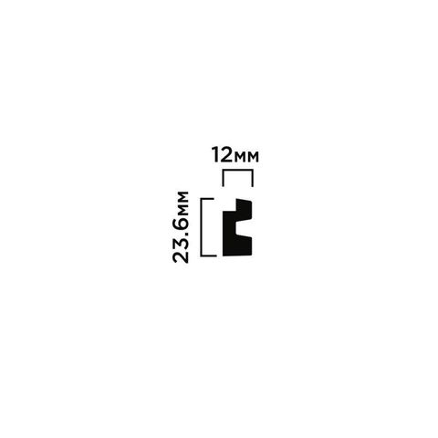 Молдинг финишный Hiwood LF129B из фитополимера BR396NK (23.6х11х2700мм)