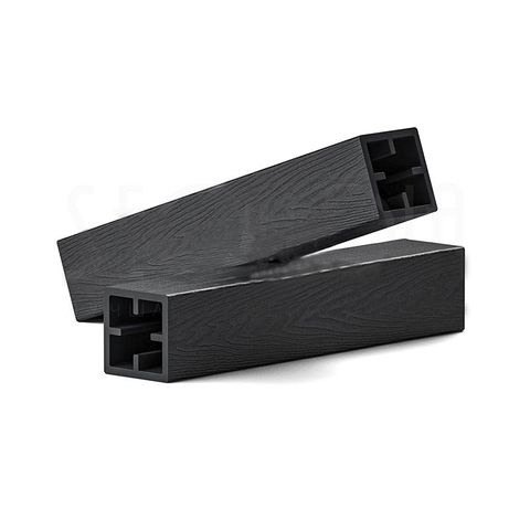 Столб SEQUOIA Evolution 3D Wood Черный (120х120х3000мм)