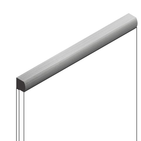 Декоративная рейка Hiwood D15V2 из фитополимера GR5 (15х15х2700мм)