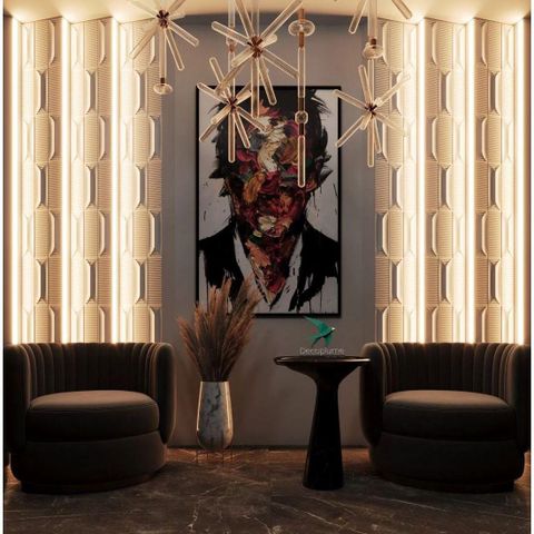 Декоративная панель Decoplume Slim Butterfly 2 композитная (6х100х300мм)