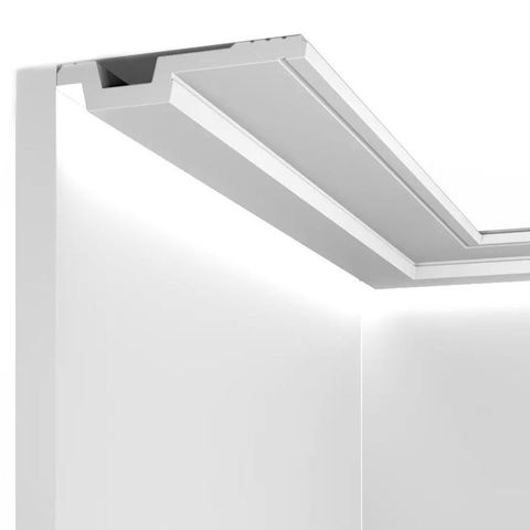 Карниз Hiwood A115V1 из фитополимера под покраску (115х22х2000мм)