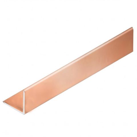 Угол NEEXY PV61-49 алюминиевый защитный Медь матовая (15х15х2700мм) 
